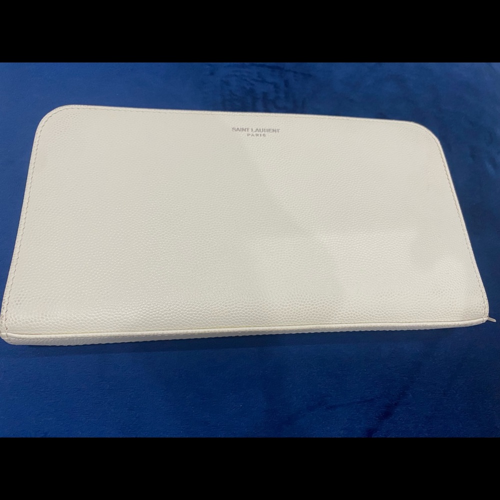 Authentic Saint Laurent Zip Around Wallet